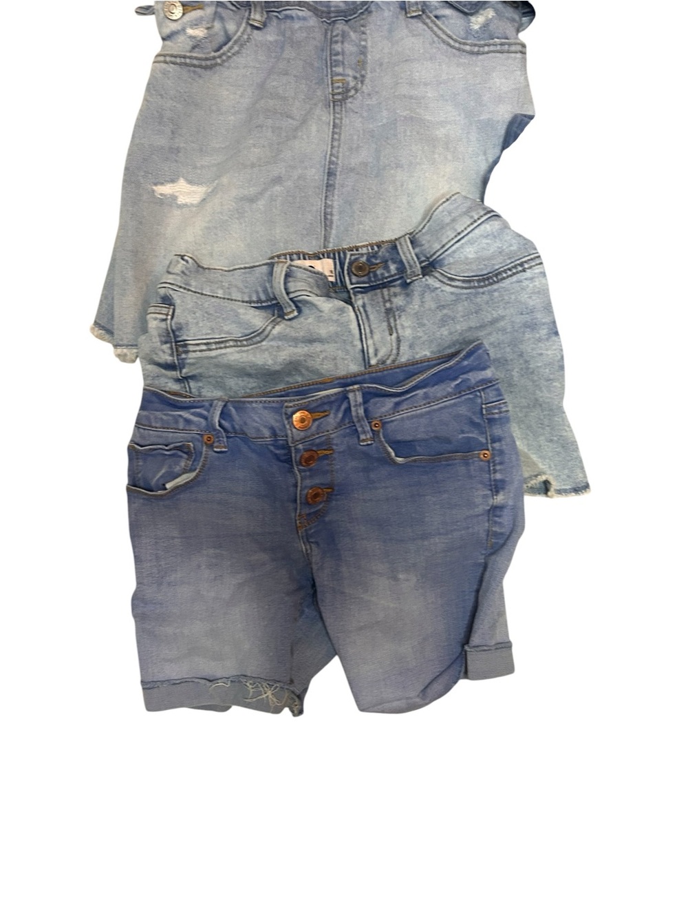 Girls Jean shorts lot size 10 12 - Picture 12 of 14